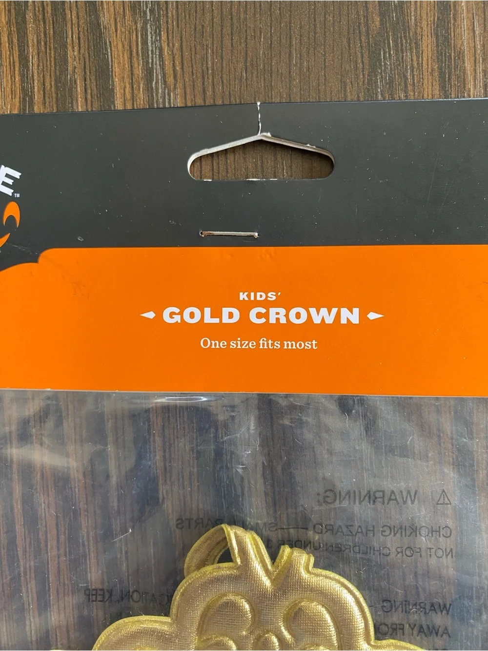 New Hyde & EEK! Kids Gold Halloween Crown Tiara - Picture 3 of 4